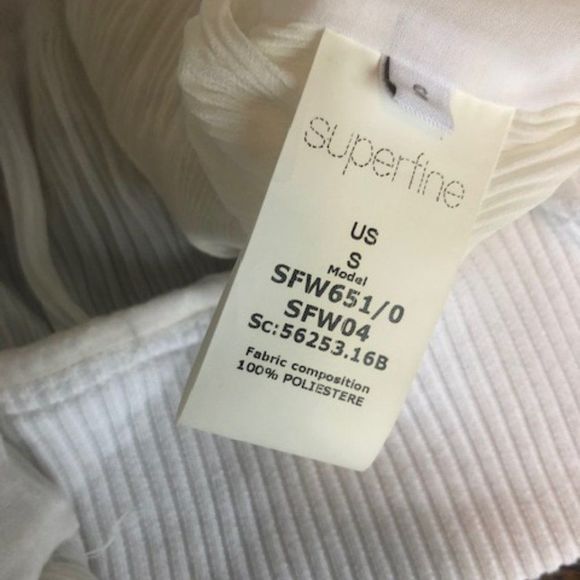 🤍 SUPERFINE Sheer White Ruffled Bomber Jacket - Picture 4 of 14